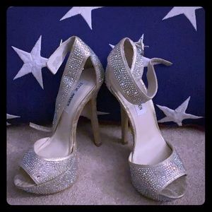 Steve Madden Carrie crystal heels
